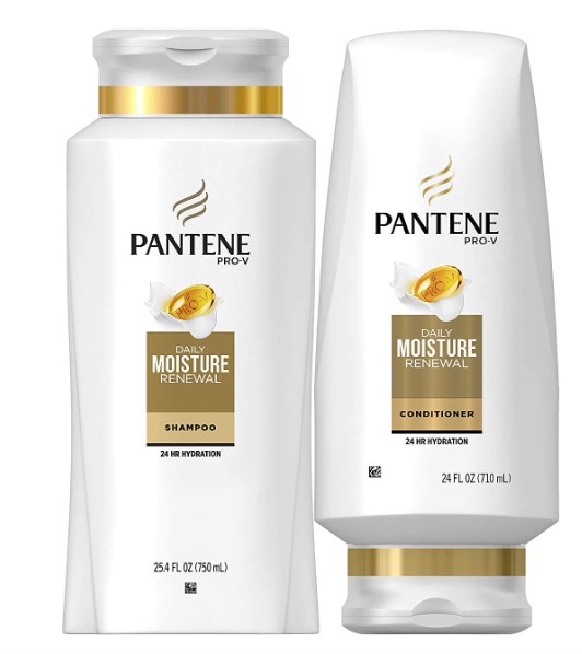 Pantene Moisturizing Shampoo and Conditioner for Dry Hair